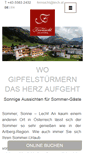 Mobile Screenshot of fernsicht-lech.at